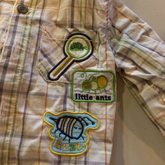 Joe Fresh Boys Button Shirt Baby 3-6 Months - Picture 3 of 4